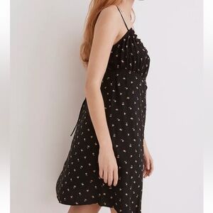 Madewell Women’s Size 6‎ Tie-Back Button-Front Mini Dress Floral Boho Minimalist